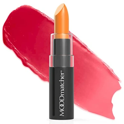 Image of Fran Wilson MOODmatcher Original Color Change Lipstick, ORANGE 12 HOUR Long Wear, Waterproof, Ultra Hydrating and Moisturizing with Aloe &amp; Vitamin E, Smudgeproof, Fadeproof Kissproof, 0.12 Oz (3.5g)