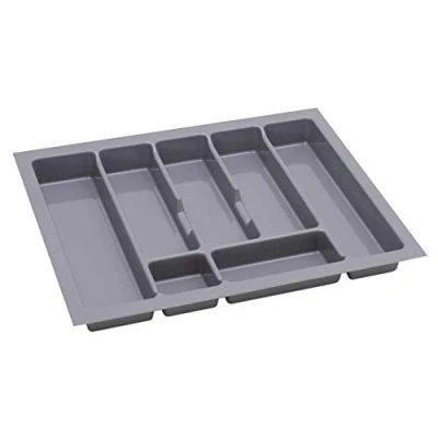 Image of Alusfera Cutlery Tray for Drawers 60 cm, Insert, Practical Organiser System, Insert Drawers, Drawer Separator, Organiser, 530 x 430 mm, Silver