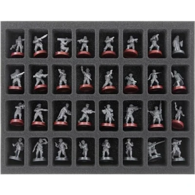 Image of FS040LG08 foam tray compatible with Star Wars Legion 32 miniatures