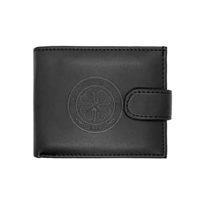 Image of Celtic FC Official Football Gift Boxed Embossed Crest Leather Wallet