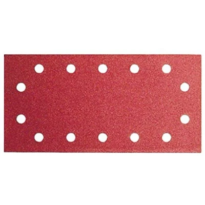 Image of Bosch 2609256B31 Sanding Sheets for Orbital Sanders 115 x 280 cm Number of Holes 14 Grit 240 Pack 10