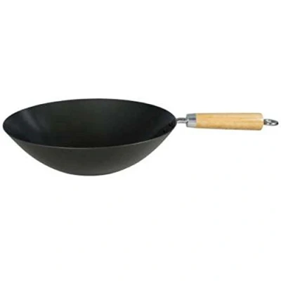 Image of Dexam Swift Spice 30cm Heavy Gauge Non stick Carbon Steel Wok