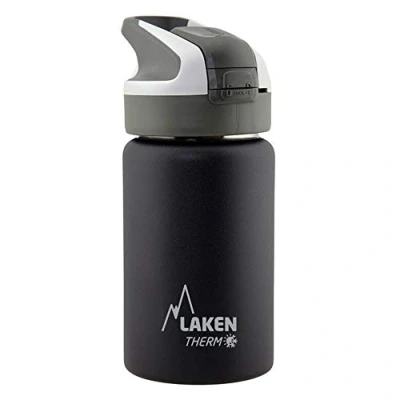 Image of Laken Unisex Adult Thermos TS3N Flask, Black, 18/8 0.35 L