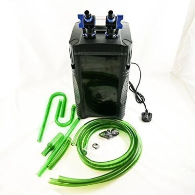 Image of Jebao 404 External Aquarium Filter 20w 1200 LPH One Touch Prima 4 Media Baskets Containg Foam, Activated Carbon, Ceramic Rings and Bio balls