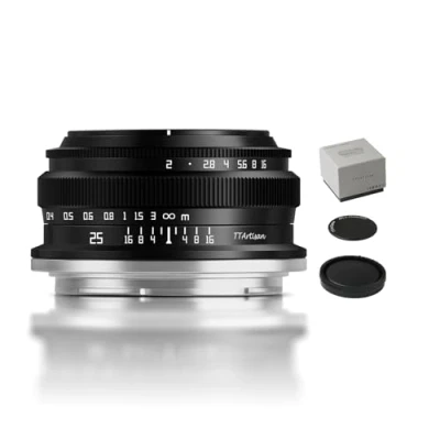 Image of TTArtisan APS C 25mm F2 Metal Bodied Lens Compatible with Nikon Z Mount Black
