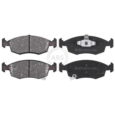 Image of 77365945 Brake pad set A.B.S. 37901 with acoustic wear warning FIAT: Panda III Hatchback, CHRYSLER: Ypsilon Hatchback