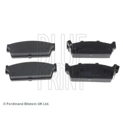 Image of 4406044F85, 4406055F85, 4406055F90 Brake pad set BLUE PRINT ADN14227 Rear Axle with acoustic wear warning