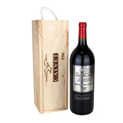 Image of Calvet Wine Gift Red Grande Réserve, Bordeaux Supérieur Magnum in wooden box (1 x 1.5 L)