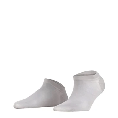 Image of Women&#039;s 1 Pair Falke Fine Softness Modal Trainer Socks Silver 5.5 8 Ladies