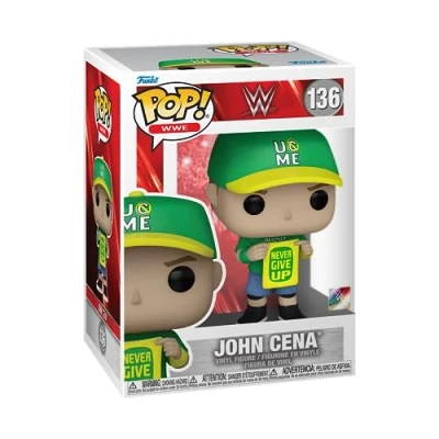 Image of Funko POP! WWE: John Cena (Never Give up) Collectable Vinyl Figure Gift Idea Official Merchandise Toys for Kids &amp; Adults Sports Fans Model Collectors and Display