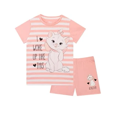 Image of Disney Girls Pyjamas Aristocats Pink 5 6 Years