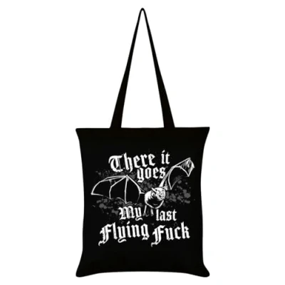Image of There It Goes My Last Flying Fuck Black Tote Bag