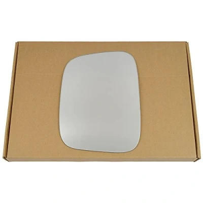 Image of Less4spares Wing Mirror Glass Left Compatible with VW Transporter 2003 2009 STICK ON Passenger Near Side Convex