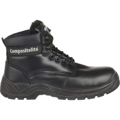 Image of Portwest Compositelite Fur Lined Thor Boot S3 CI, Color: Black, Size: 45, FC12BKR45