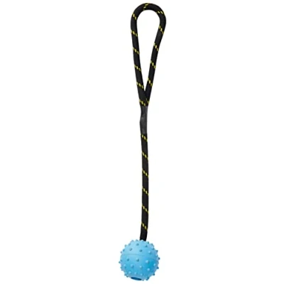 Image of Happy Pet Studded Rope Ball 2&quot;