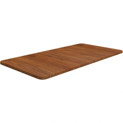Image of vidaXL Bathroom Countertop Dark Brown 80x40x1.5cm Treated Solid Wood