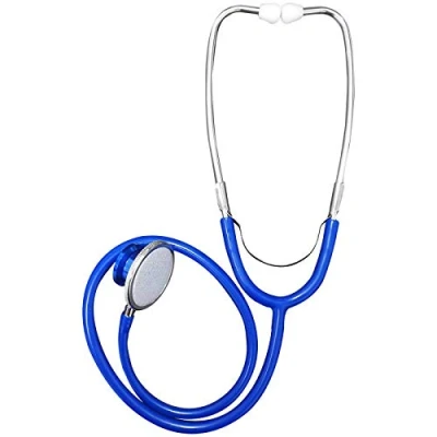 Image of Dual Head Lightweight EMT Doctors Nurses Student Medical Stethoscope Blue