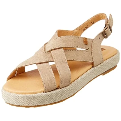 Image of El Naturalista Women&#039;s Bosana Sandal, Stone, 7 UK