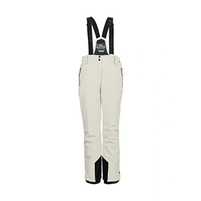 Image of Killtec KSW 249 WMN Ski PNTS Women&#039;s Functional Trousers with Removable Straps, Edge Protection and Snow Guard, White, 38, 37559 000