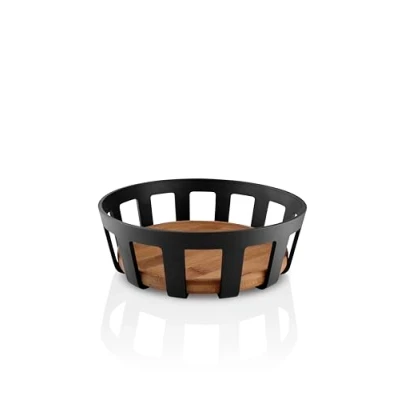 Image of Eva Solo Nordic Kitchen Bread Basket for Stylish Serving of and Rolls Black
