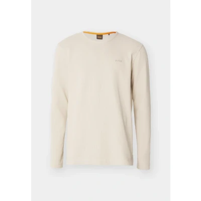 Image of BOSS Mens Tempesto Embroidered Logo T Shirt in a Cotton Blend