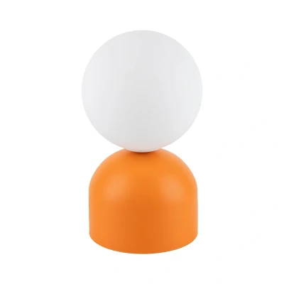 Image of Miki Globe Table Lamp Orange 1xG9