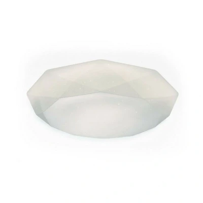 Image of Diamante Flush Ceiling 21W LED 5000K, 2100lm, White Acrylic