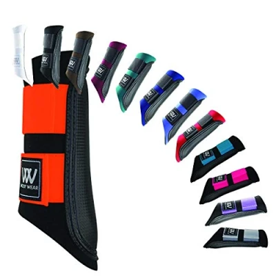 Image of Woof Wear Club Brushing Boot Chocolate, Medium, Black Ultra Violet