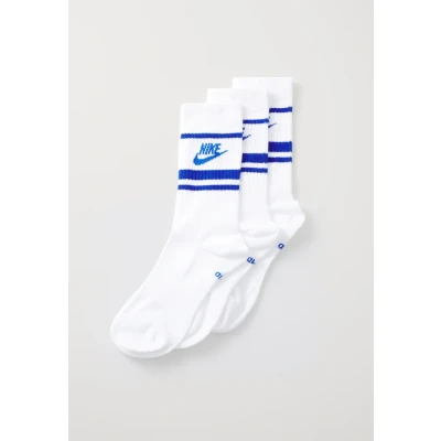 Image of Nike Performance Everyday Essential Sports socks, Size: 5 8, White/game royal/game royal