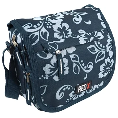 Image of RED X Mens Hibiscus Cross Body Utility Bag