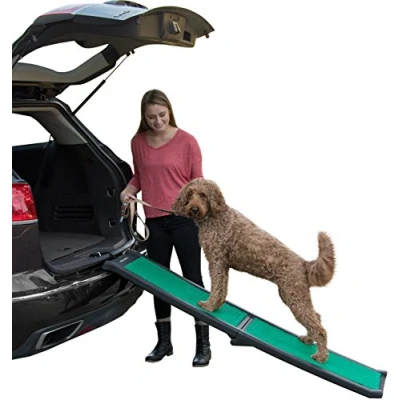 Image of Pet Gear Travel Lite Ramp with supertraX Surface for Maximum Traction, 4 Models to Choose from, 66 in. Long, Supports 150 200 lbs, Find the Best Fit Your