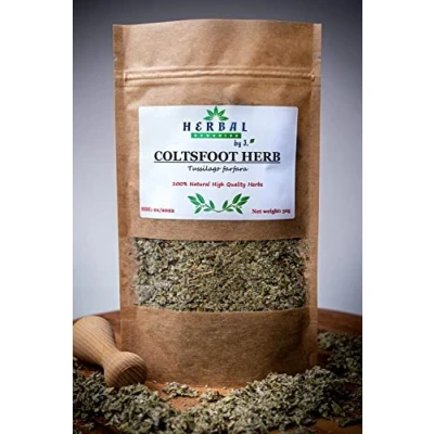 Image of Coltsfoot Tea Pure Loose Leaves Lungs Detox Cough Relief Tussilago Herbal Remedies by J. Podbial lisc
