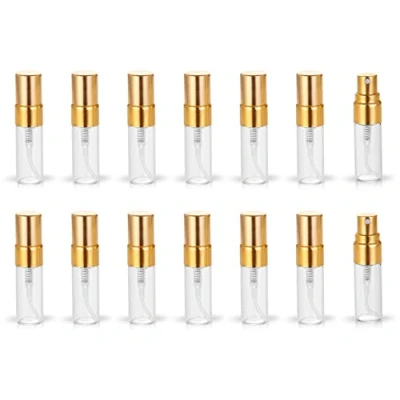 Image of ZbFwmx 20pcs Empty 3ml Clear Fine Mist Atomizer Glass Bottle Spray Refillable Perfume for Travel Party Portable Makeup Tool + Free 1ml Pipette