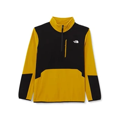 Image of THE NORTH FACE Glacier Pro Sweater Mineral Gold TNF Black S
