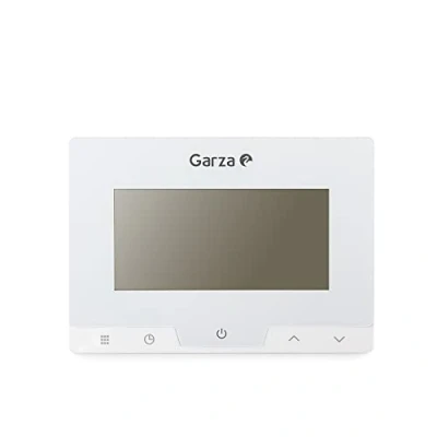 Image of Garza Heron Programmable Digital Thermostat for Boiler and Heating Chronothermostat Touch Temperature Controller, White, 20 x 80 120 milímetros