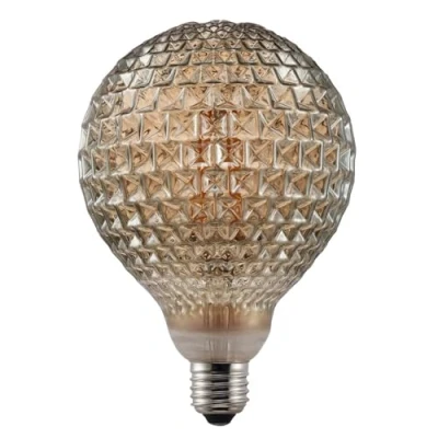 Image of Nordlux Deco E27 Avra Filament Light Bulb in Smoked Glass Homeware Indoor Outdoor Living Lighting Décor LED 2200 Kelvin Warm 200 Lumen 2 Watts Non Dimmable