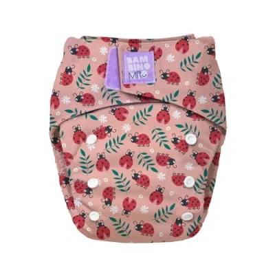 Image of Bambino Mio, Revolutionary Reusable Cloth Nappy Ladybug Sustainable, Oeko Tex, Washable, Baby and Toddler