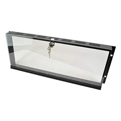 Image of 4U Security Rack Panel with Lock