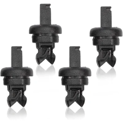 Image of Set of 4 Rear Shelf Clips for Renault Clio / Megane Replacement 7705099001 8200675047