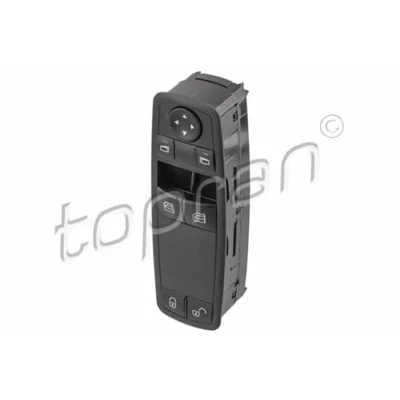 Image of 1698206410, A1698206410 Switch, window winder TOPRAN 409 626 Driver side MERCEDES BENZ: A Class, B Class