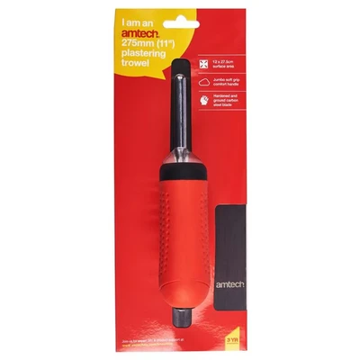 Image of Amtech 280mm (11&quot;) Plastering Trowel with Soft Grip