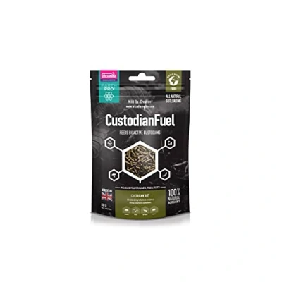 Image of Arcadia EarthPro CustodianFuel 80g 100% Natural Ingredients Easy To Store Includes Vitamins &amp; Minerals Contains Calcium Spirulina