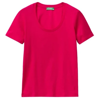 Image of United Colors of Benetton Women&#039;s 3ga2d1066 t Shirt, Dark Red 19d, S