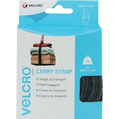 Image of Velcro Carry Strap 50mm x 1.8M 1 Black