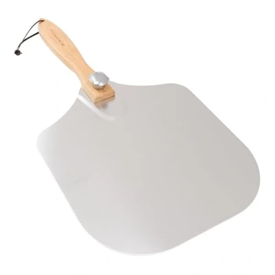 Image of Blackmoor 65369 Pizza Peel with Detachable Handle / 12 x Paddle Foldable Handle/Aluminium Oven Shovel for Homemade Baking Pizza, Bread, Pies