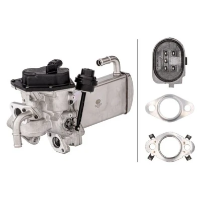 Image of 03L131512BM, 03L131512CB, 03L131512DK, 03L131512DS, 03L131512Q EGR Module HELLA 6NU 358 167 041 VOLKSWAGEN: Multivan 6, Transporter 5