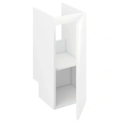 Image of Iflo Aliano White Base Unit With Pre Cut Service Void 400mm X 380mm 956765