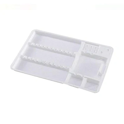 Image of Disposable Plastic trays For Instrument Setup 280x180mm Dental, Podiatry, Body Piercing, Beauty Clinics,Tattoo Clinics (400)