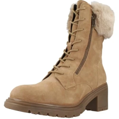 Image of Geox Women&#039;s D Damiana Ankle Boot, Toffee/Beige, 10 UK