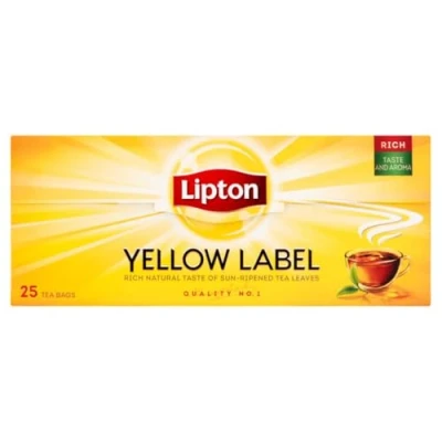 Image of Lipton Yellow Label Tea 100 Bags (Pack of 4, Total Bags)